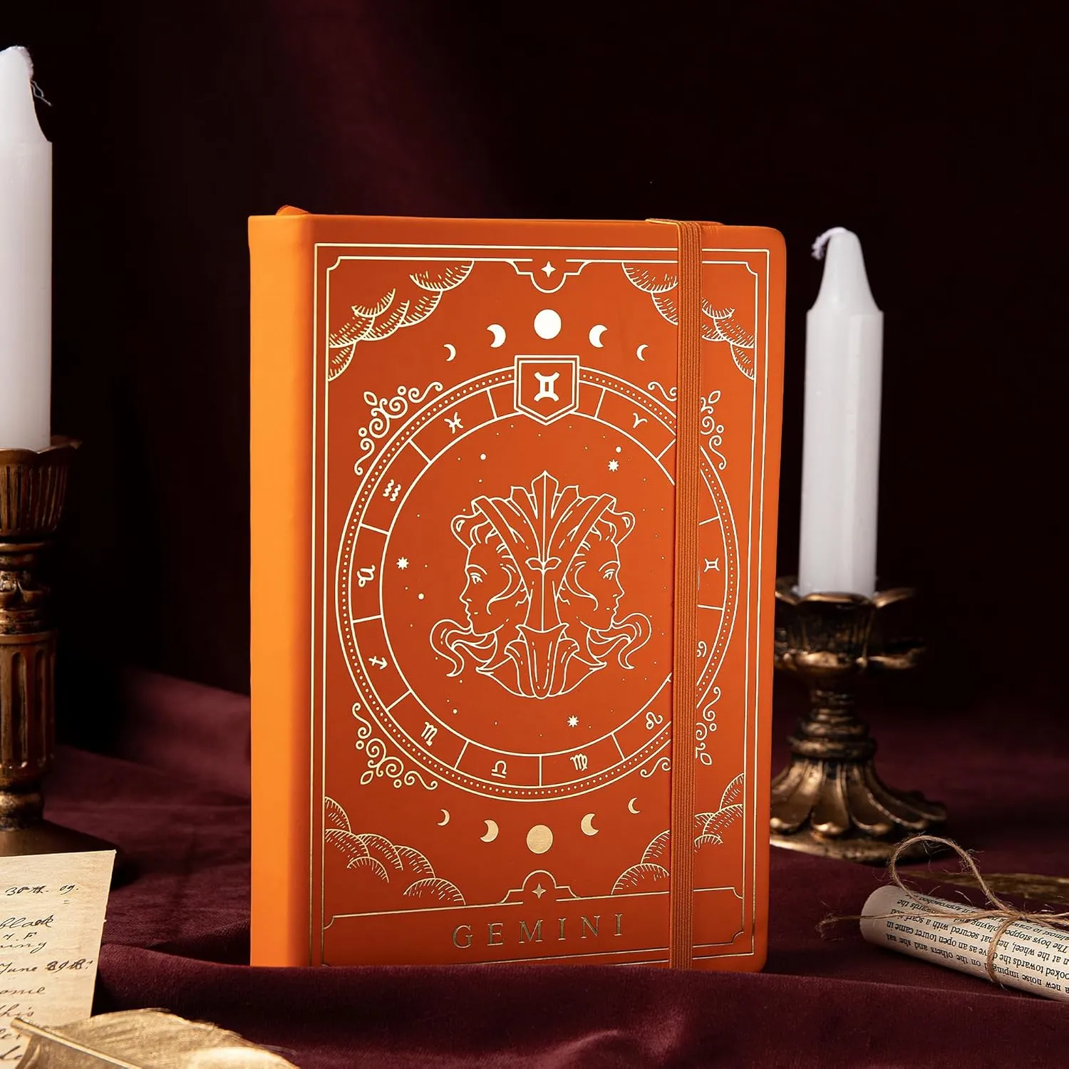 Cuaderno Bullet Journal Géminis – Diario Astrológico A5 de 400 Páginas con Diseño de Constelaciones Tapa Dura de TIEFOSSI para Mujeres, Hombres y Adolescentes