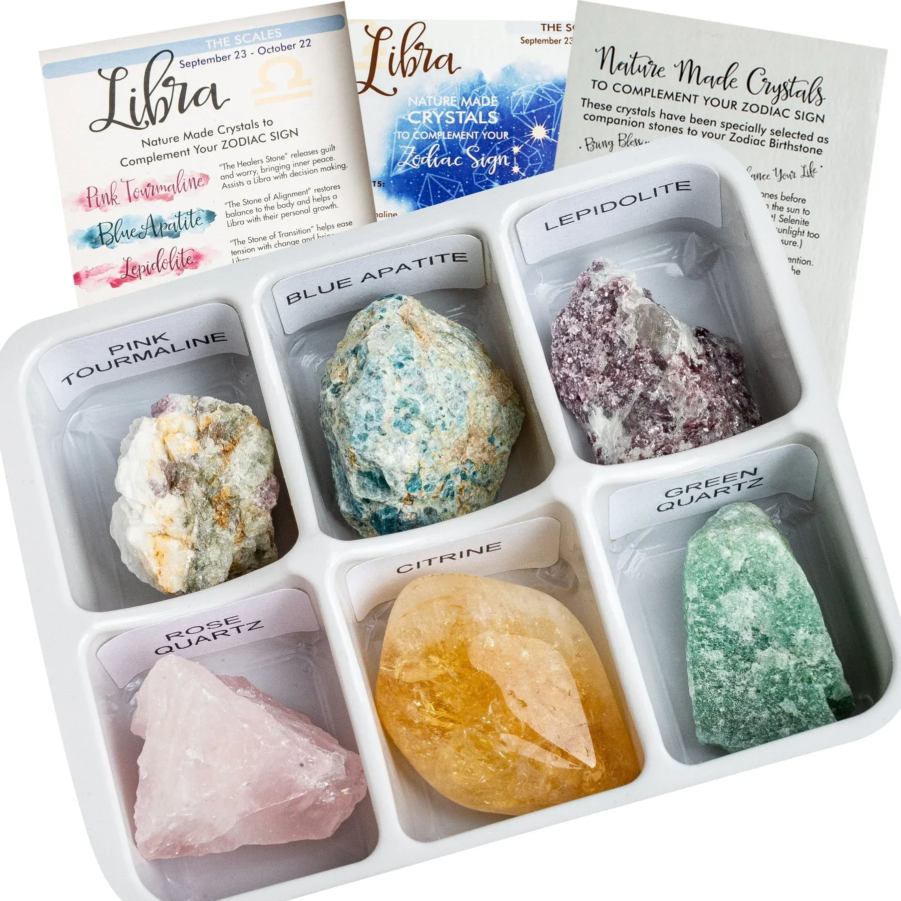 Set de Cristales para Libra – Armoniza tu energía con amor, belleza y equilibrio interior