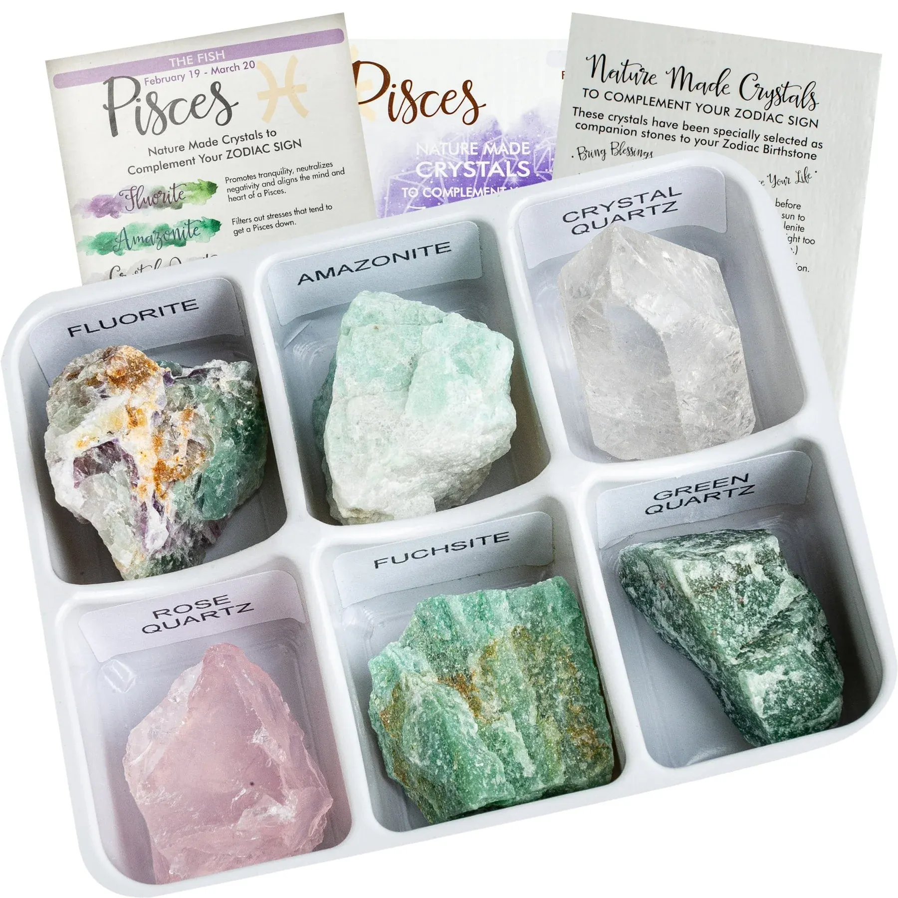 Set de Cristales para Piscis – Conecta con tu intuición, sanación y paz interior