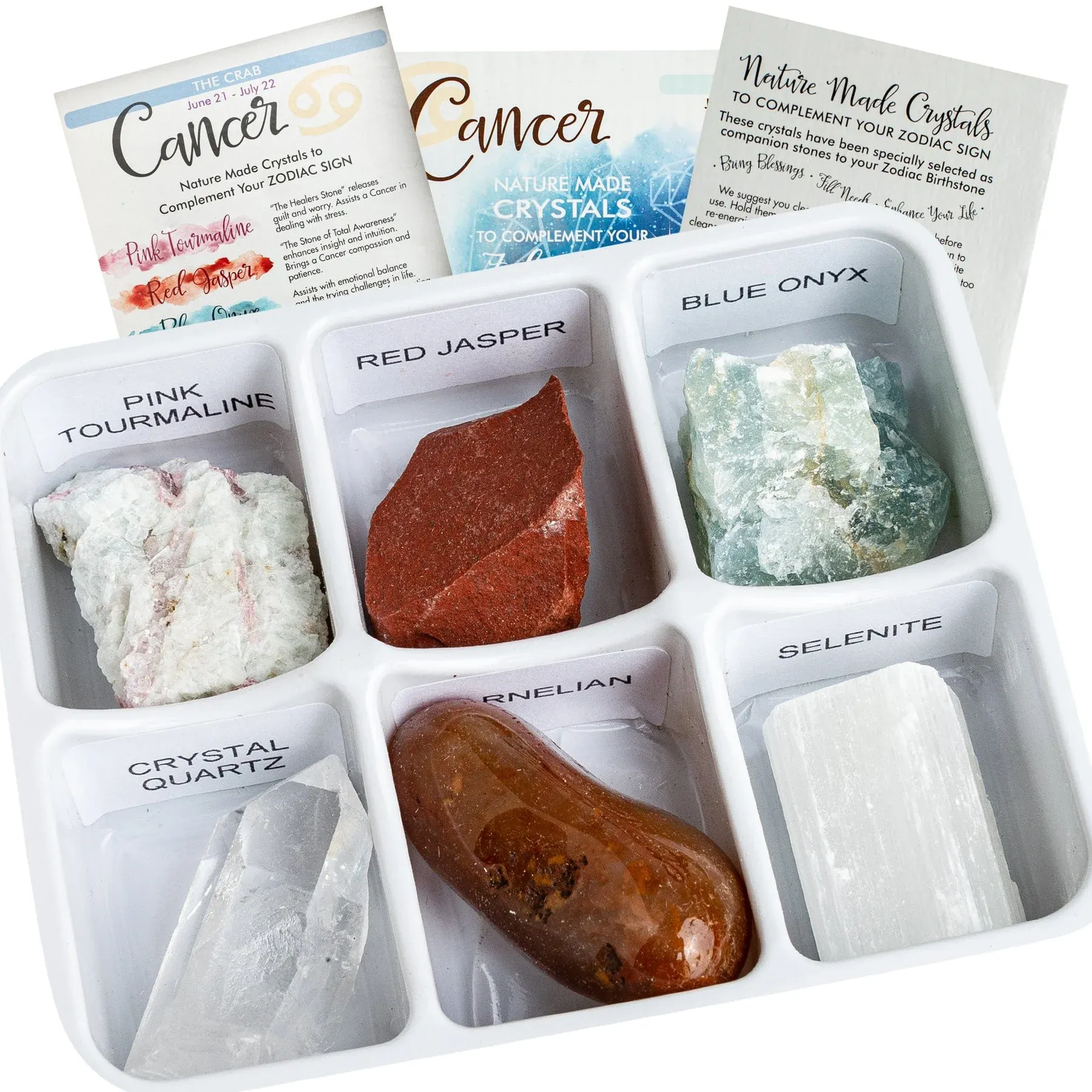 Set de Cristales para Cáncer – Nutre tu alma con energías de sanación y protección